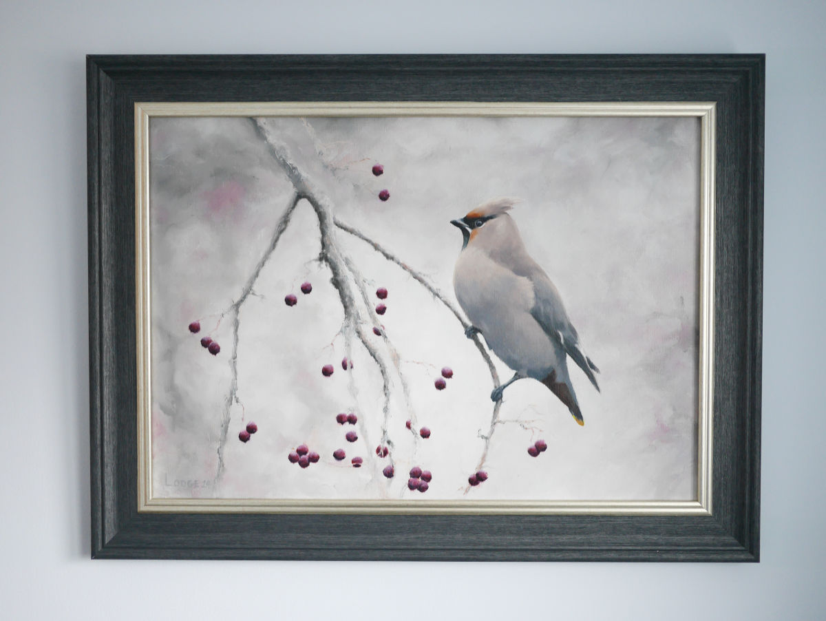Waxwing Painting